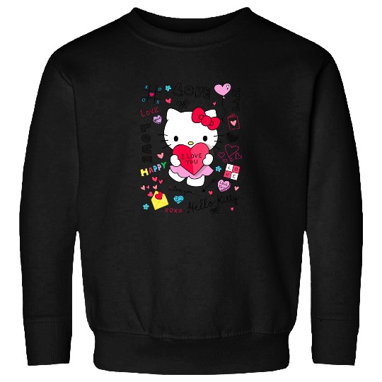 Hello Kitty Love Notes Valentine Sweatshirt Sweatshirts