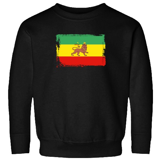 Ethiopia Flag Lion of Judah Sweatshirt