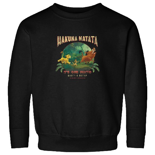 Disney Lion King Hakuna Matata Motto Simba Timon Sweatshirts