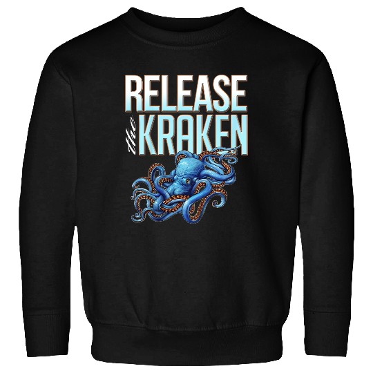 Release the Kraken Great Octopus Monster Sweatshirt