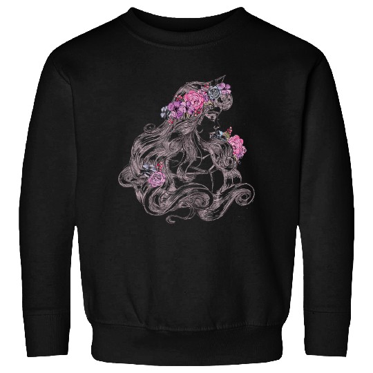 Disneyss Sleeping Beauty Aurora Hair Blossoming Sweatshirts