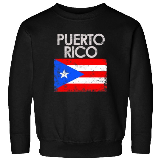 Vintage Puerto Rico Rican Flag Sweatshirt