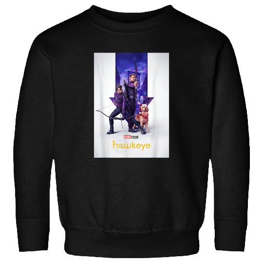 Marvels Hawkeye Disneyss Plus Trio Holiday Poster Sweatshirts