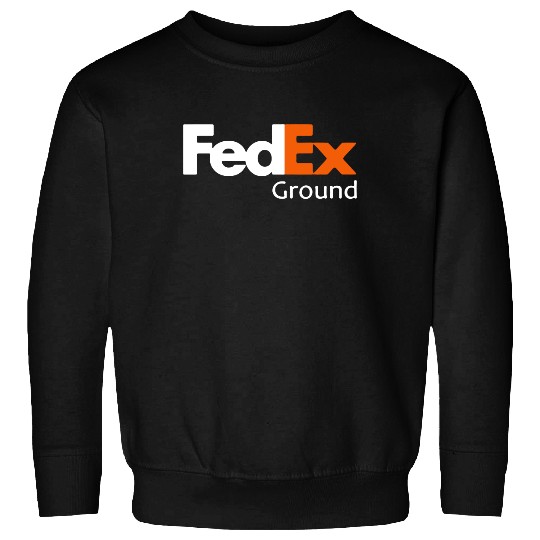 Fedex Ground White Orange Sweatshirts, Delivery Driver Sweatshirts