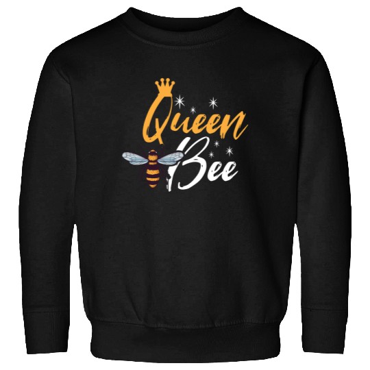 Queen Bee with Crown Sweatshirt