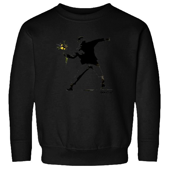 BANKSY Flower Thrower - Banksy - Sweatshirts