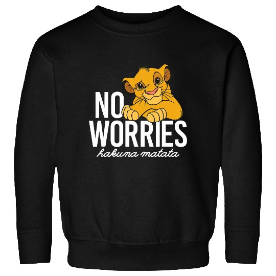 Disney Lion King No Worries Simba Sweatshirts