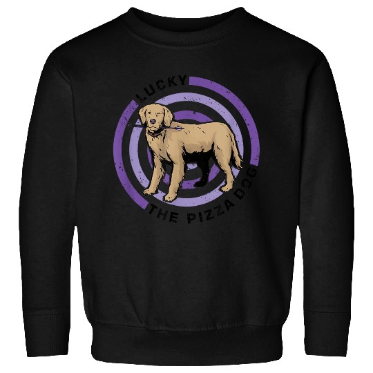 Marvels Hawkeye Disneyss Plus Lucky The Pizza Dog Targets Sweatshirts