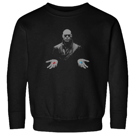 The Matrix Morpheus Red Pill Or Blue Pill Unisex Sweatshirt