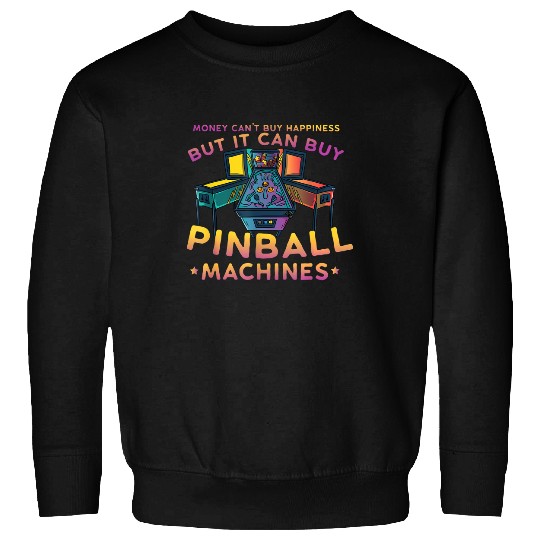 Retro Vintage Arcade Gift - Men or Women Pinball Sweatshirt