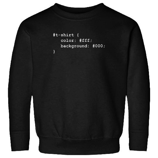 Web Developer CSS JavaScript HTML Sweatshirt