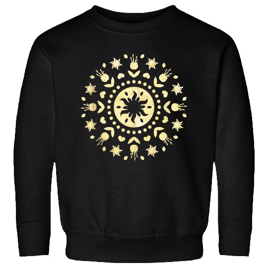 Disneyss Tangled Rapunzel Sun Mandala Sweatshirts