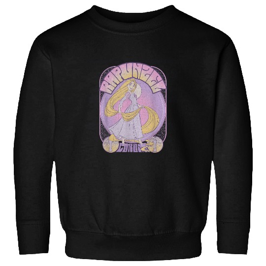 Disney Tangled Rapunzel Seventies Retro Poster Sweatshirts