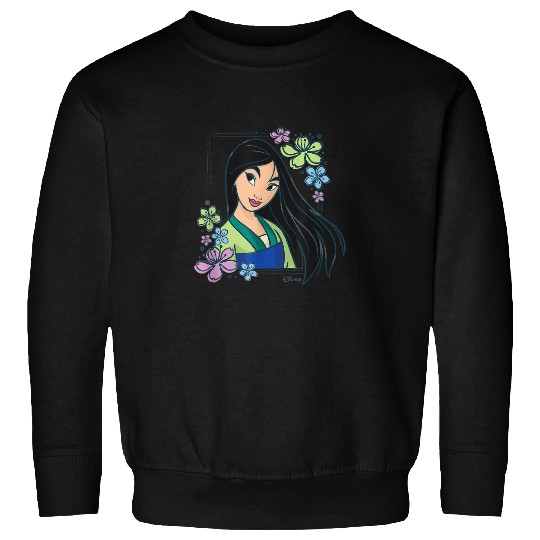 Disney Princess Mulan Flowers Sweatshirts