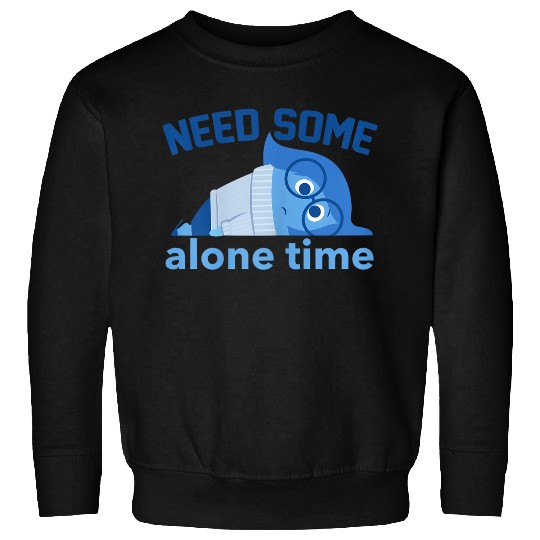 Disneyss Pixars Inside Out Need Some Alone Time Sadness Logo Sweatshirts