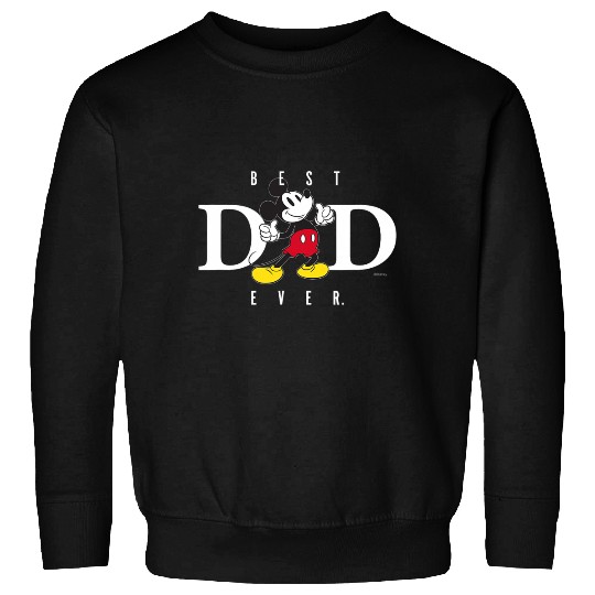 Disney Mickey Mouse Best Dad Ever Thumbs Up Father’s Day Sweatshirts