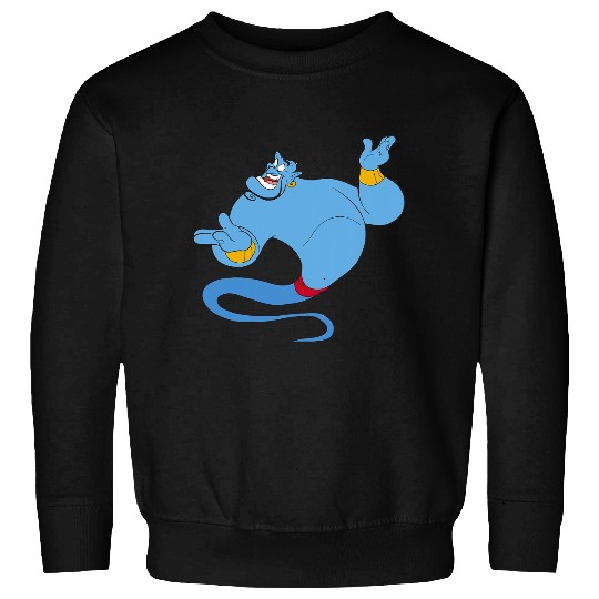 Disney Aladdin Genie Floating Happy Portrait Sweatshirts