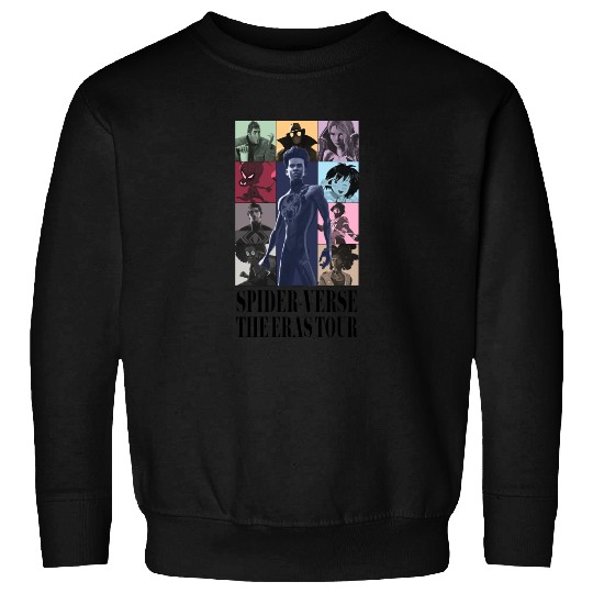 SpiderVerse Eras Tour with title Sweatshirts