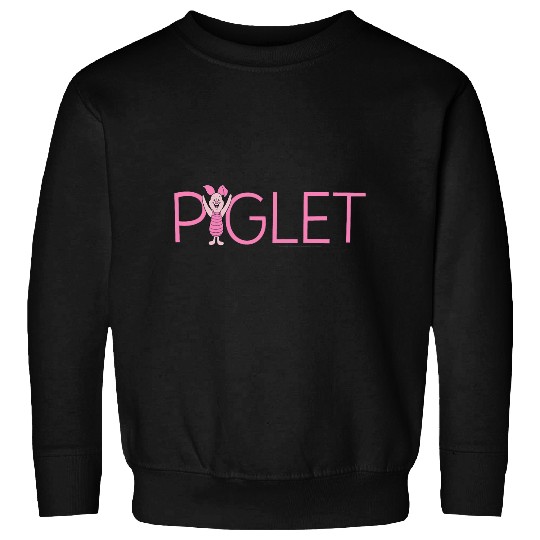 Disney Winnie the Pooh Piglet Lettering Sweatshirts