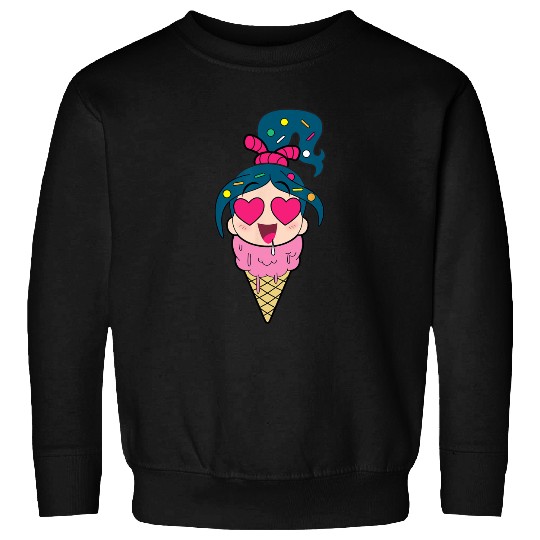 Disney Ralph Breaks the Internet Vanellope Ice Cream Sweatshirts