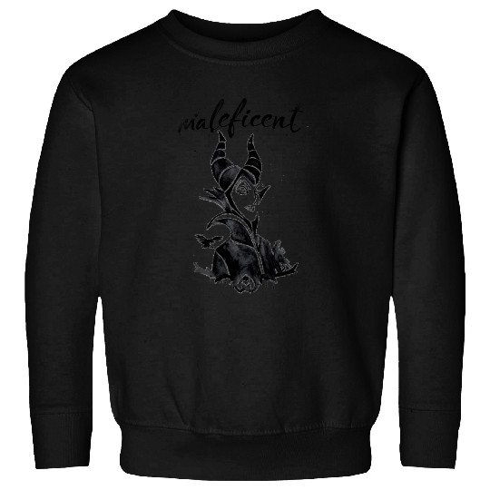 Disney Sleeping Beauty Maleficent Painted Graphic Sweatshirts