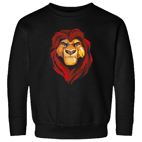 Disney Lion King Low Poly Mufasa Portrait Sweatshirts