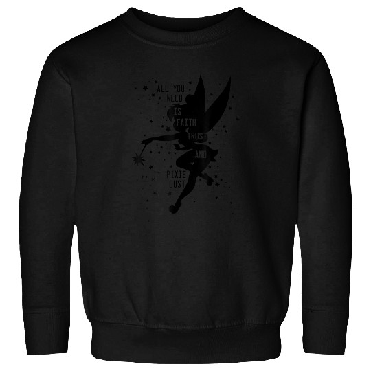 Disneyss Peter Pan Tinker Bell Pixie Dust Vintages Silhouette Sweatshirts
