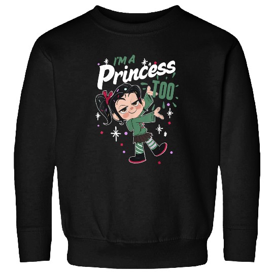 Disneyss Wreck It Ralph 2 Princess Logo Graphic Sweatshirts