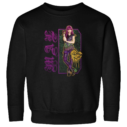 Disney Descendants 2 Mal Paint Drip Poster Sweatshirts