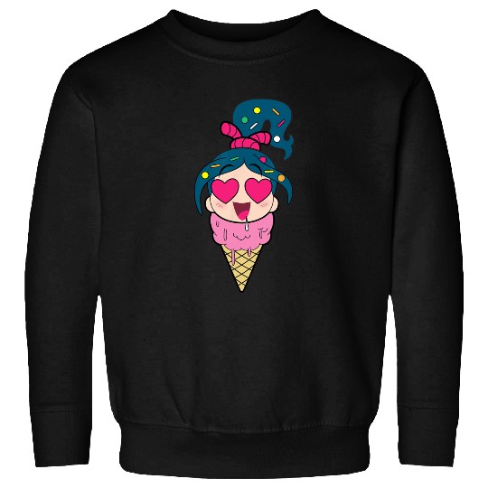 Disney Ralph Breaks the Internet Vanellope Ice Cream Sweatshirts