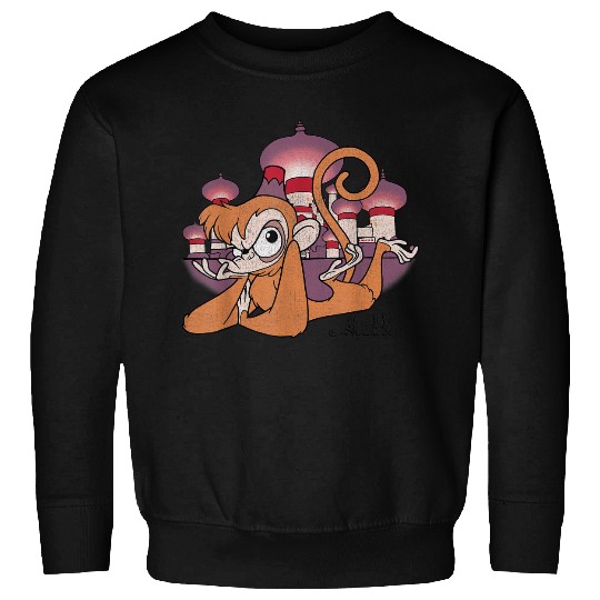 Disneyss Aladdin Grumpy Abu Sultan's Palace Vintages Portrait Sweatshirts