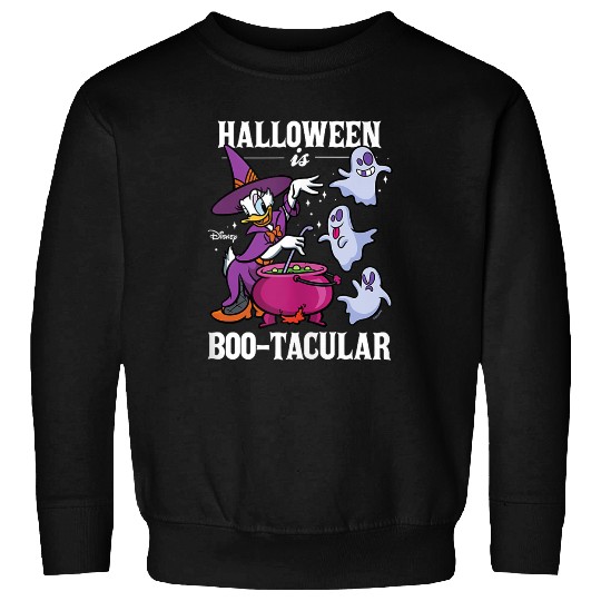 Disneyss Daisy Duck Halloween Is Bootacular Sweatshirts
