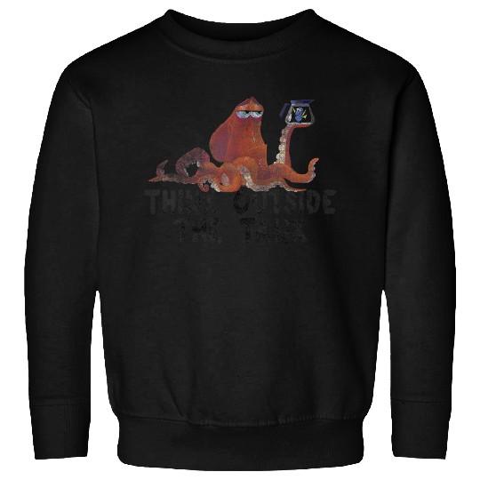 Disneyss Pixars Finding Dory Hank Think Outside Distressed Logo Sweatshirts