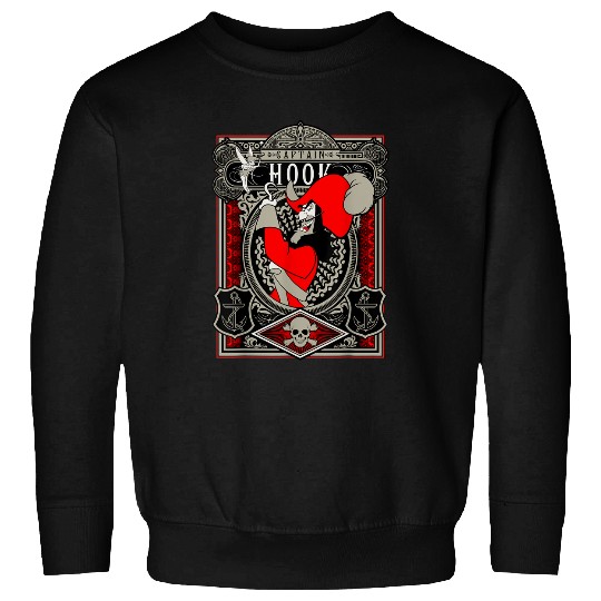 Disneyss Peter Pan Captain Hook Poster Sweatshirts