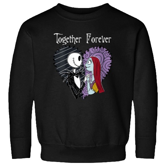 Disneyss The Nightmare Before Christmas Jack Sally Together Sweatshirts