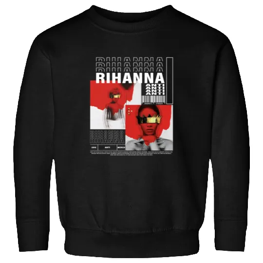 Rihanna Anti Vintage 90s Raptees, Hip Hop RnB Sweatshirts