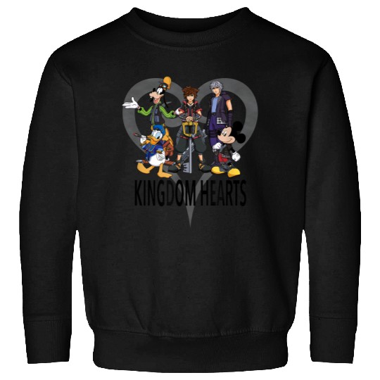 Disneyss Kingdom Hearts Iii Characters And Symbol Sweatshirts