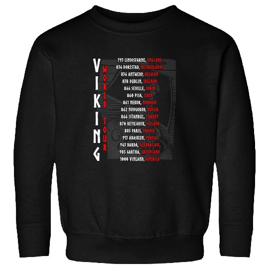 Viking World Tour Front And Backprint! Sweatshirt