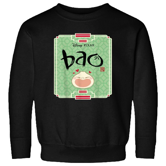 Disneyss Pixars Bao Happy Dumpling Vintages Traditional Logo Sweatshirts