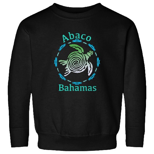 KV9 Turtle Abaco Bahamas vintages Tribal Turtle Sweatshirts
