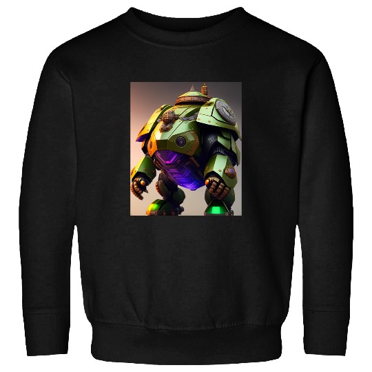 KV9 Turtle Armored Turtle Behemoth Gigantisc Robot Futuristic Robot Art Sweatshirts