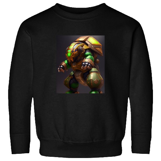 KV9 Turtle Armored Turtle Behemoth Robotic Futuristic Robot Art Sweatshirts