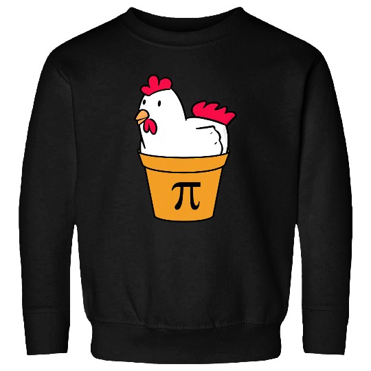 Chicken Poultry Funny Math Chicken Pot Pi Chicken Pot Pie Sweatshirts