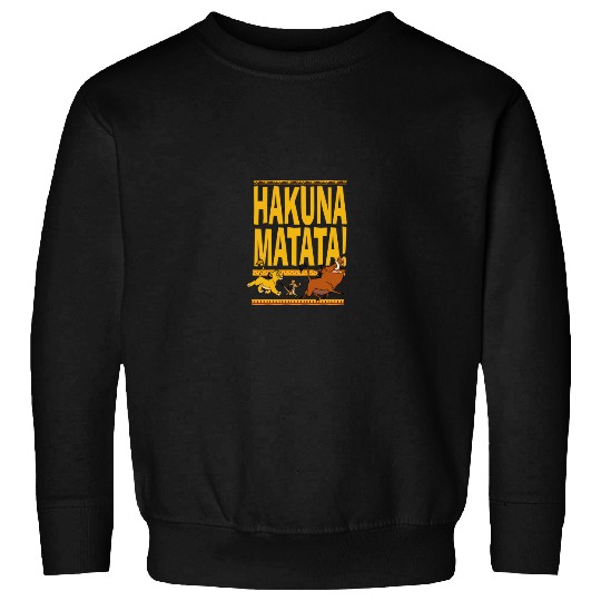 Disneyss Lion King Hakuna Matata Retro Sweatshirts