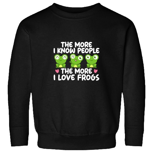 Frog Gift Animal Tadpole Toad Egg Herpetology Frog Sweatshirts