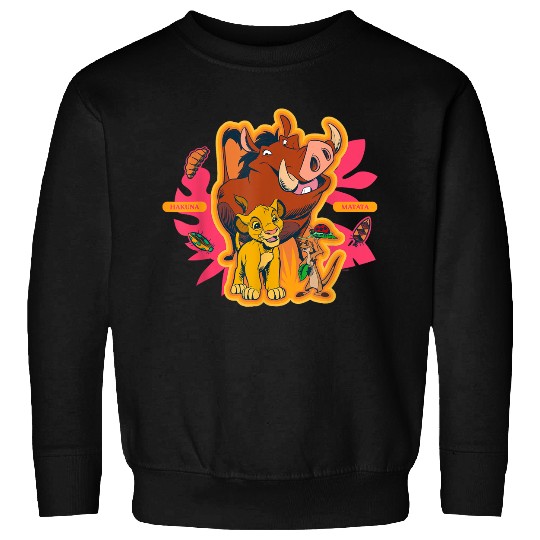 Disneyss The Lion King Simba Timon Pumbaa Hakuna Matata Sweatshirts