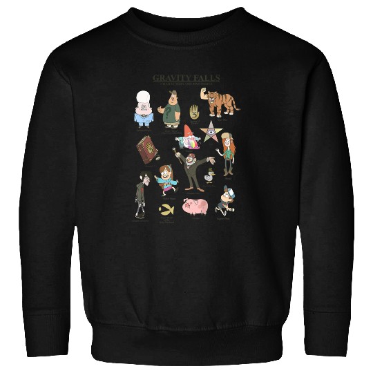 Disneyss Gravity Falls Character And Mysteries Textbook Sweatshirts