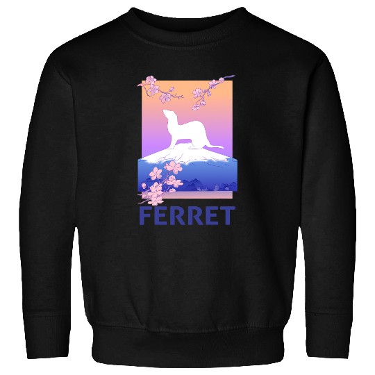 Ferret Gift Mom Dad Mustela Nigripes 19 Sweatshirts