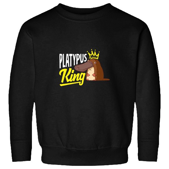 Platypus Gift Mens Platypuses King Sweatshirts
