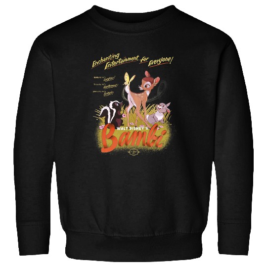 Disney Bambi Enchanting Entertainment For Everyone Retro Sweatshirts